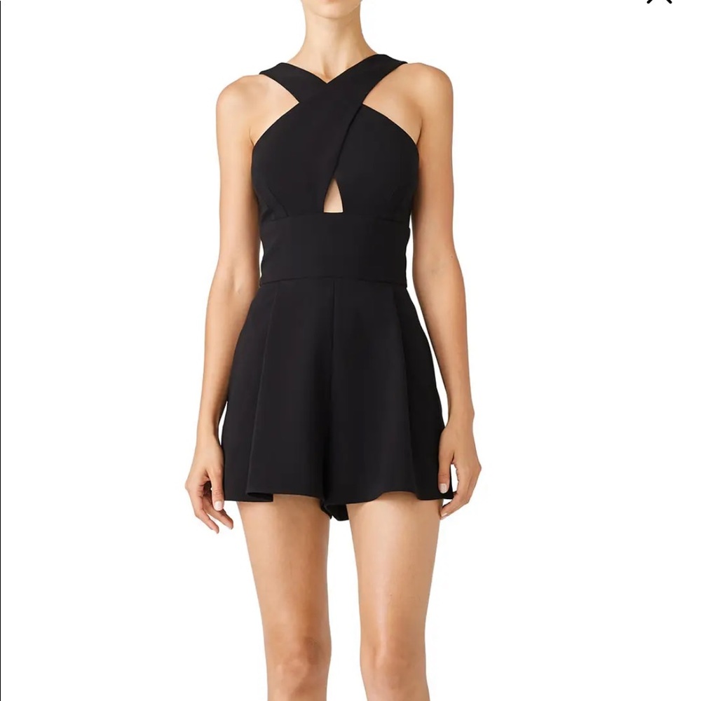 Black Halo Kari Romper Size 6
